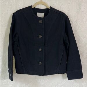 Everlane Black Button-Up Jacket